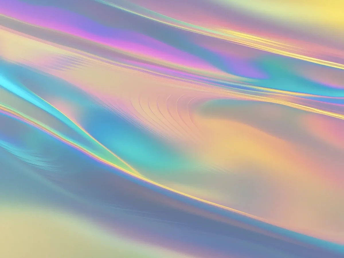 Smooth, flowing texture with muted pastel colors and a soft iridescent sheen.