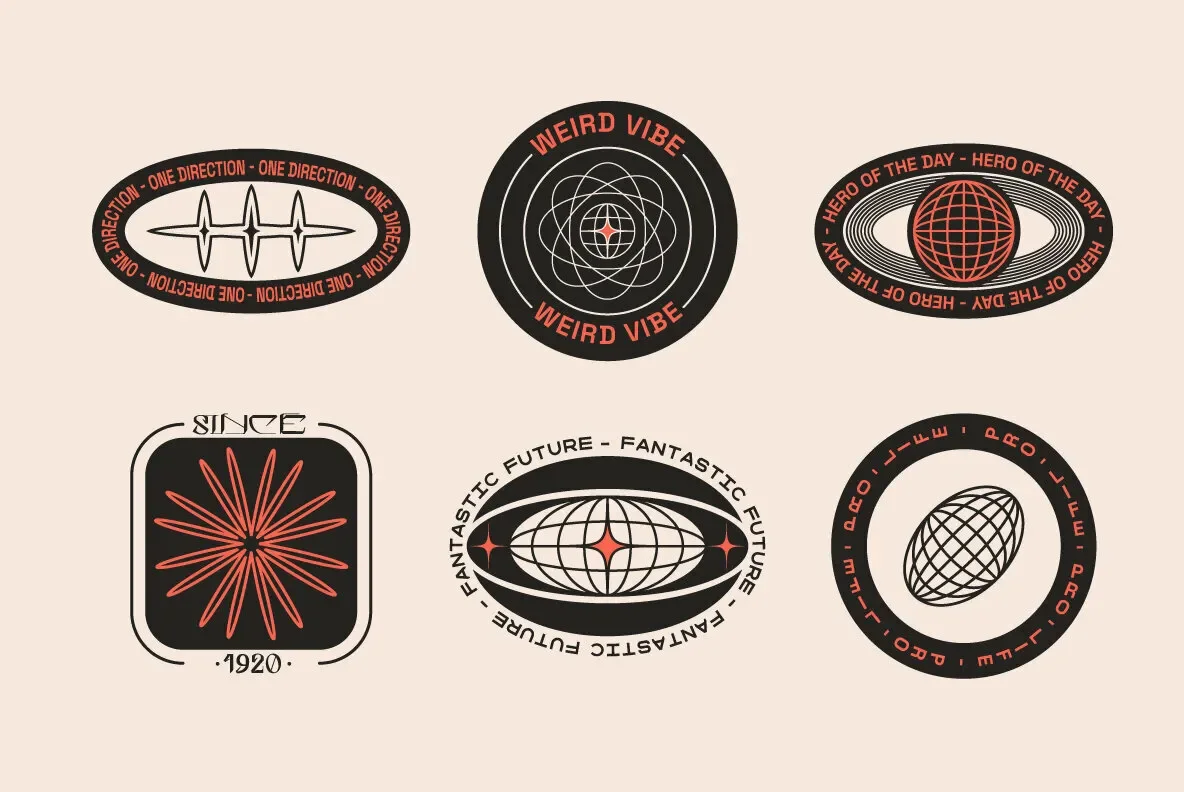 Editable Logo Badge Builder Set screenshot 1