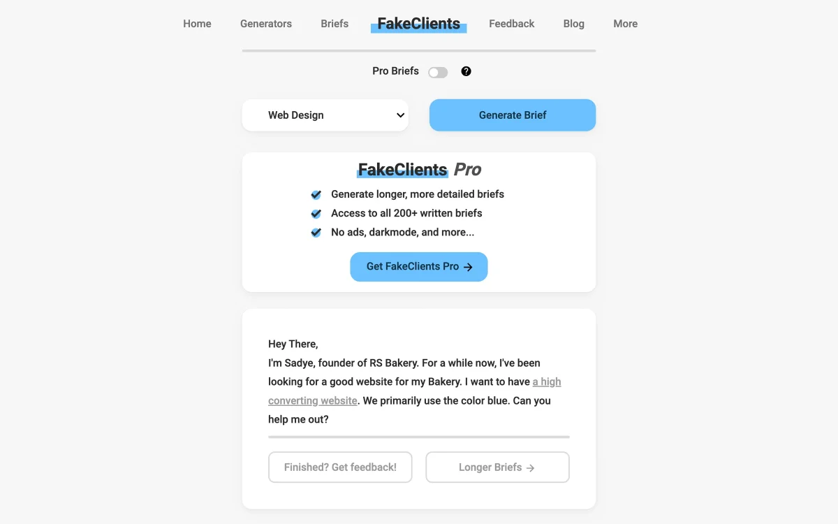 Fakeclients screenshot 1