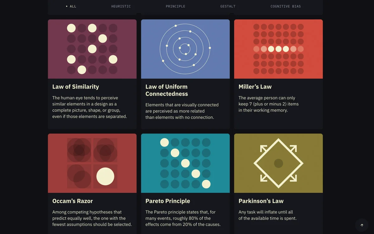 Laws of UX screenshot 1