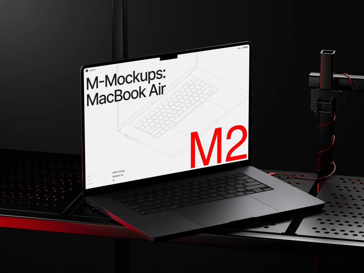 A top-down view of an iPad Pro mockup, placed on a perforated metallic surface, emphasizing its sleek design for digital art and application presentations.