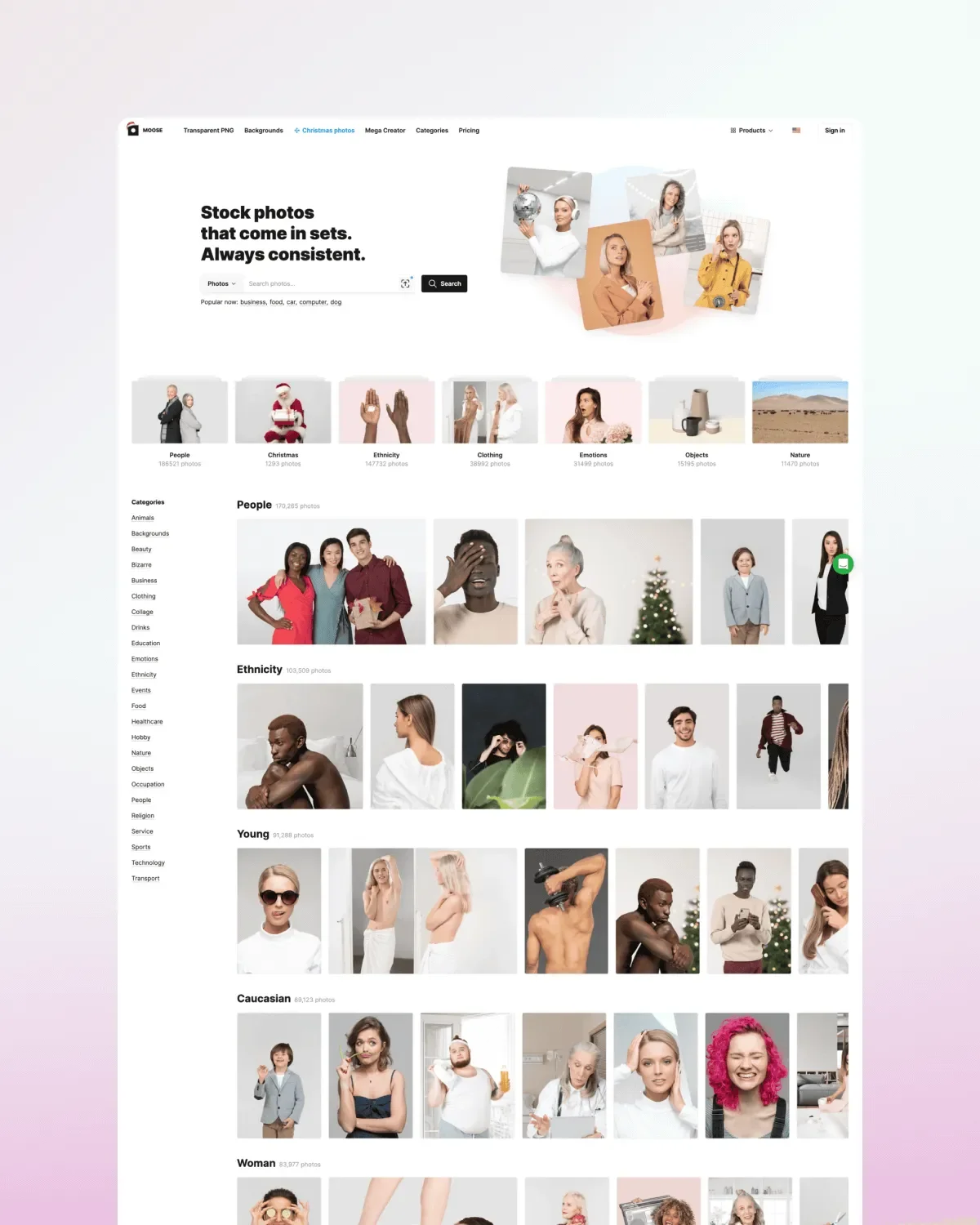 Moose screenshot by Designpiq